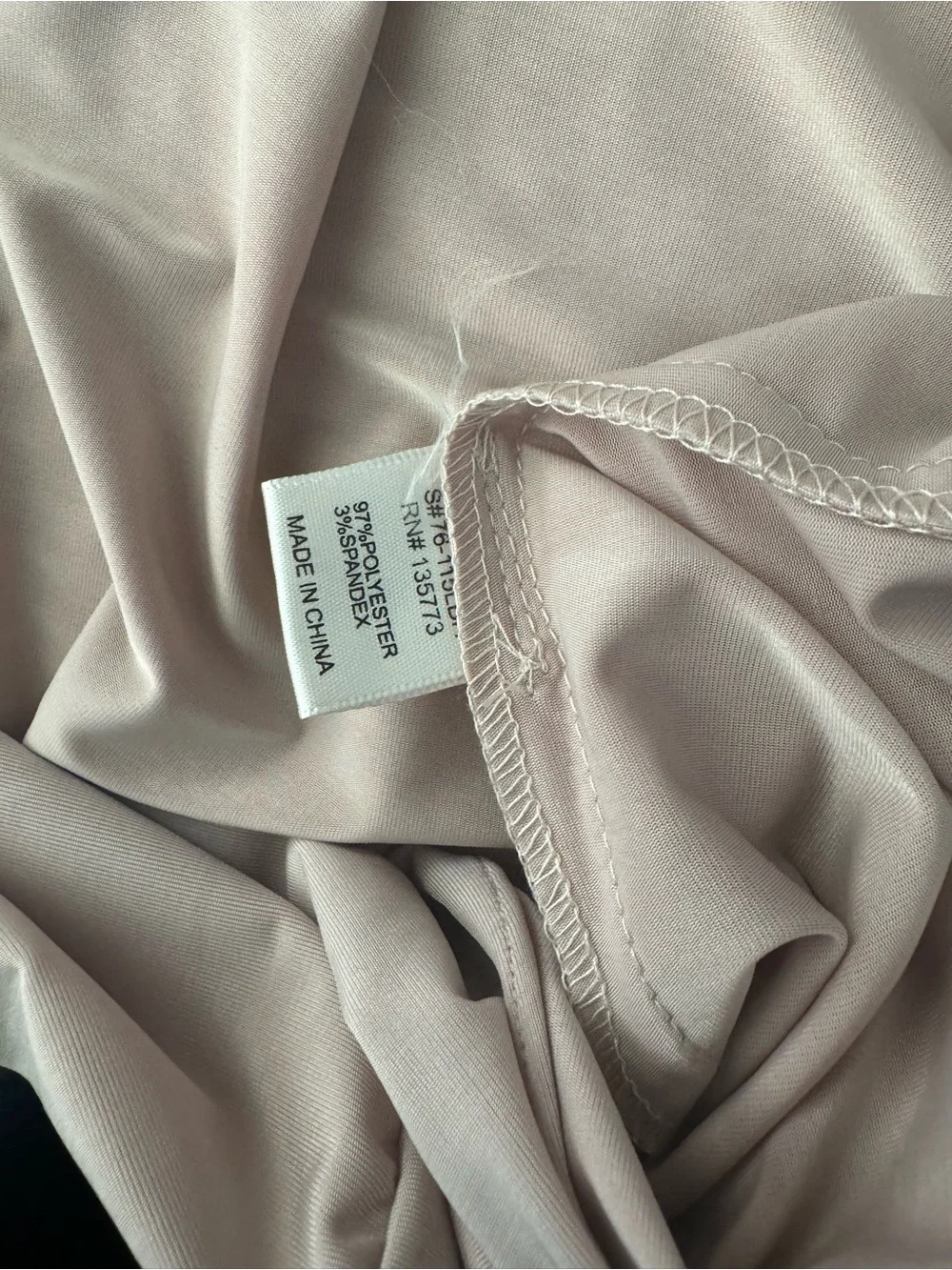 Article Neutral Blush Wrap-Front Long Sleeve Bodysuit - Picture 4 of 4